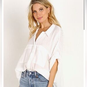Spell Linda button-down blouse EUC S 🌞
